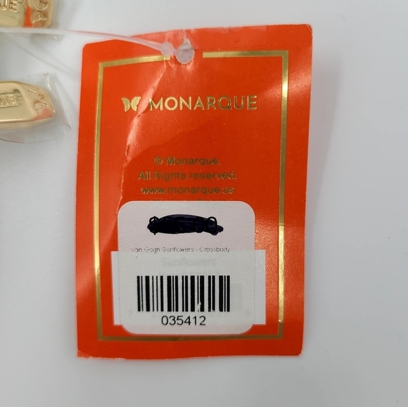 Monarque By Fig Design Group Van Gogh Sunflowers Crossbody - Picture 7 of 7